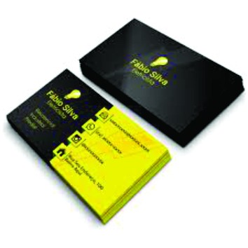 Cartão de Visita Couchê 300g Laminação Fosca 