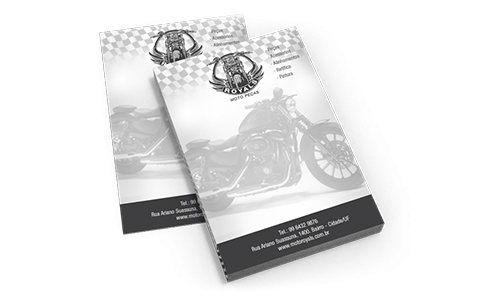 Bloco de Anotações | Sulfite 75g | sem verniz | 10x15 | 10 und